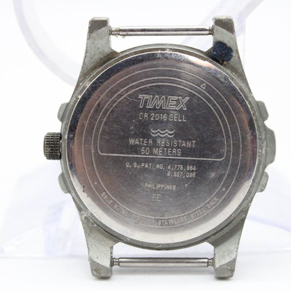 Vintage TIMEX Expedition Watch Mens Silver Tone Stainless Steel Classic Retro Re - Picture 4 of 5